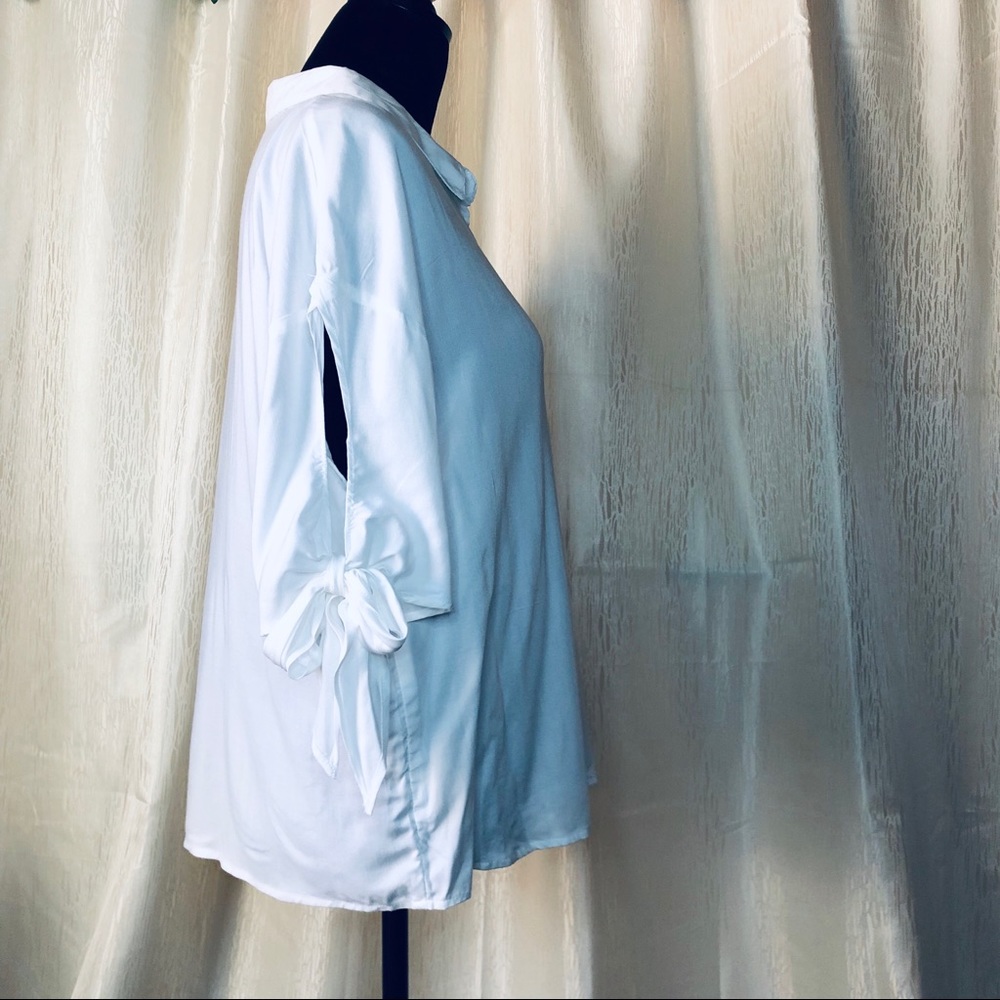 White Button down Shirt - Picture 4 of 5